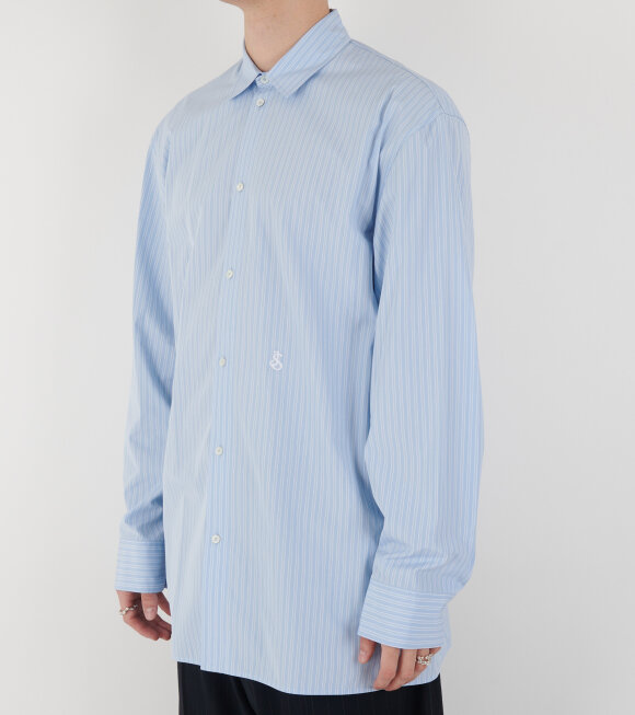 Jil Sander - Thursday Stripes Shirt Transparent Sky