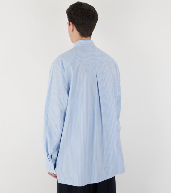 Jil Sander - Thursday Stripes Shirt Transparent Sky