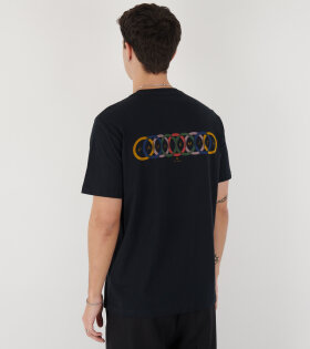 Multi Circles T-shirt Navy