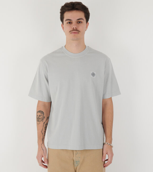 Stone Island - Boxy S/S T-shirt Light Grey