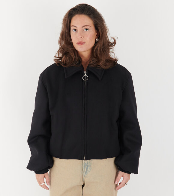 Acne Studios - Wool Bomber Jacket Black