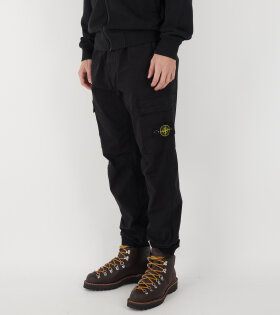 Cotton Cargo Pants Black