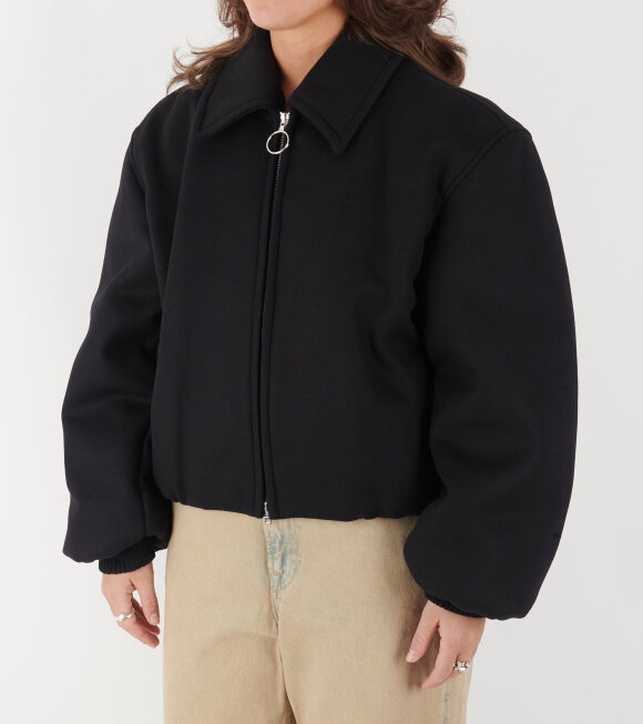 Acne Studios - Wool Bomber Jacket Black