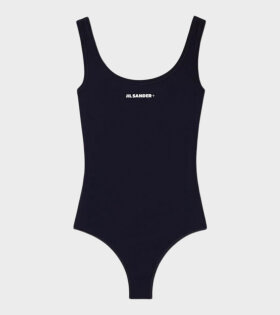 Logo Swimsuit Black