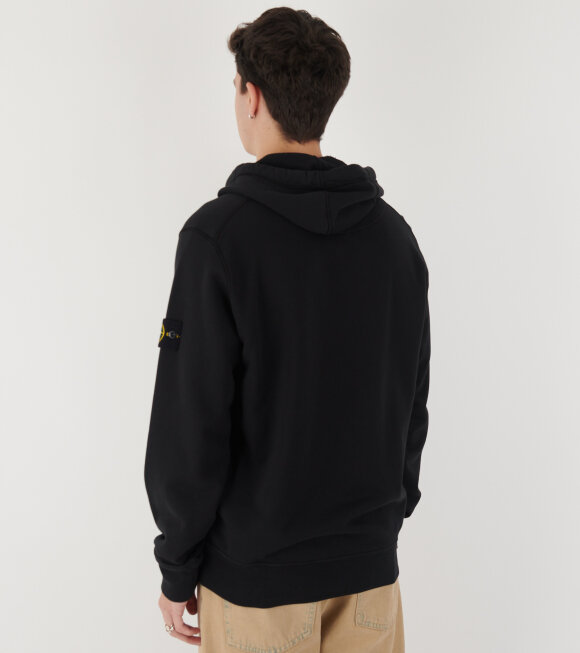 Stone Island - Zip Hoodie Black