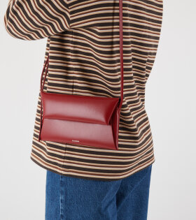 Folded Small Crossbody Bag Cedar Red