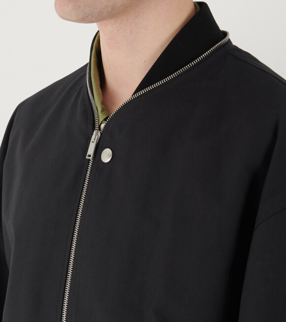 Jil Sander - Lightweight Cotton Bomber Jacket Black