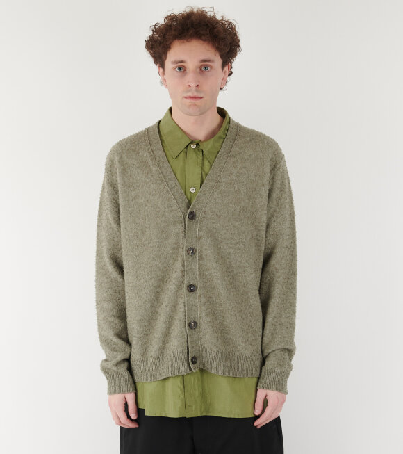 Maison Margiela - Pilling Cardigan Sage Green