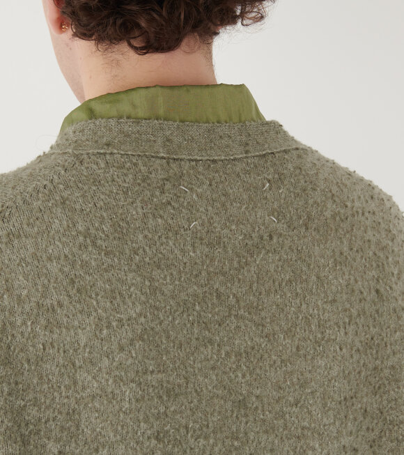 Maison Margiela - Pilling Cardigan Sage Green