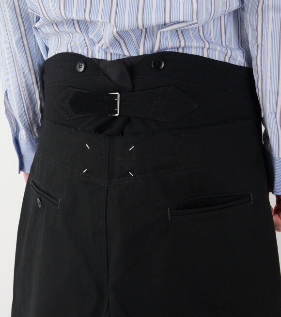 Maison Margiela - Spliced Cotton Shorts Black