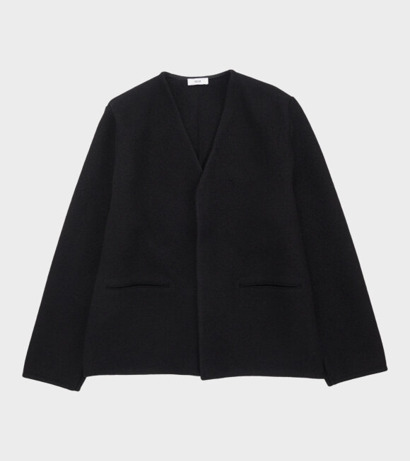 RIER - Walker Felted Cardigan Black