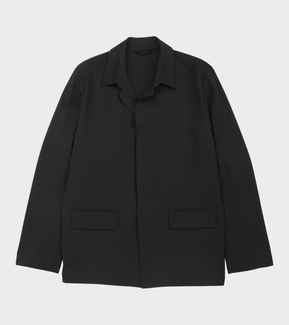 RIER - Poplin Wool Jacket Black