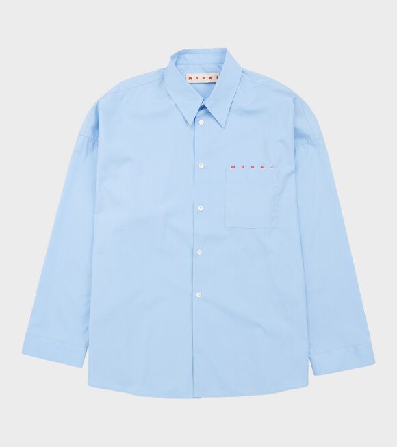 Marni - Poplin Shirt Iris Blue