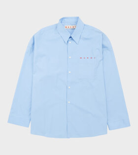 Poplin Shirt Iris Blue