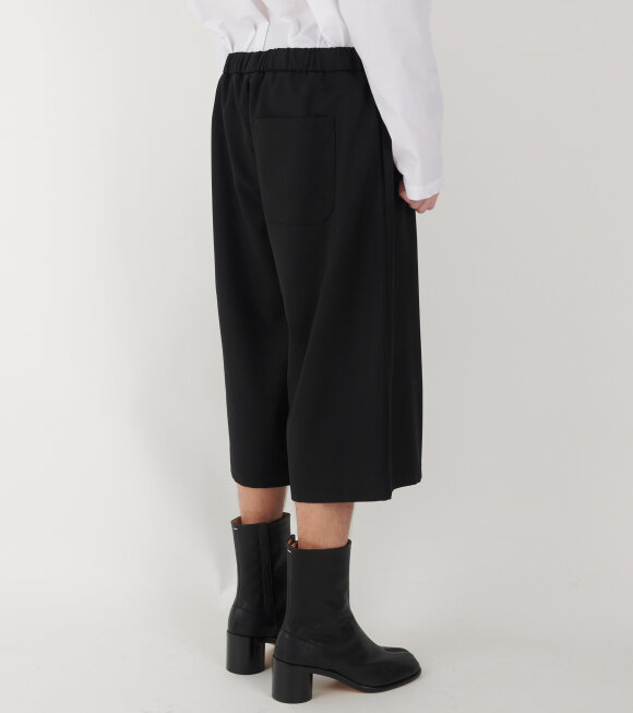 RIER - Poplin Wool Bermuda Shorts Black