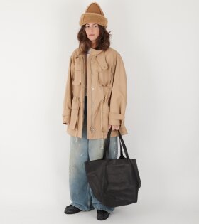 Water Resistant Parka Beige