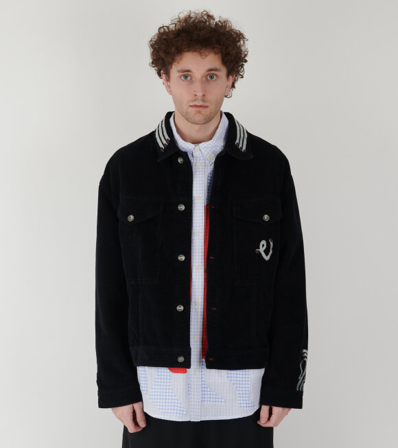 Henrik Vibskov - Cosmos Corduroy Jacket Black