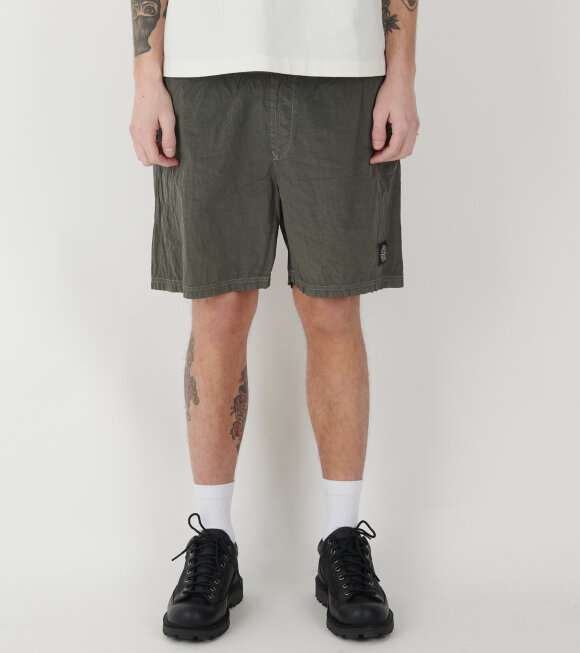 Stone Island - Econyl Nylon Swim Shorts Dark Grey