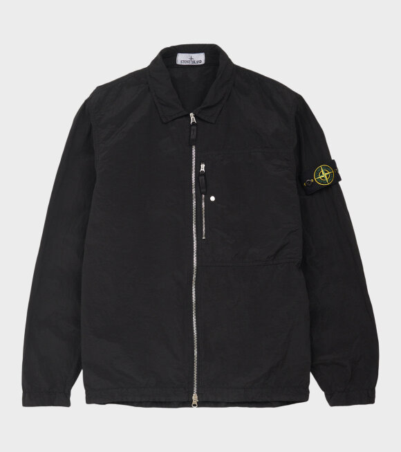 Stone Island - Econyl Nylon Overshirt Black