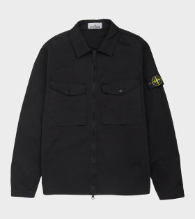 Cotton Overshirt Black