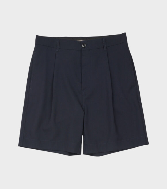 Marni - Tailored Wool Shorts Dark Navy