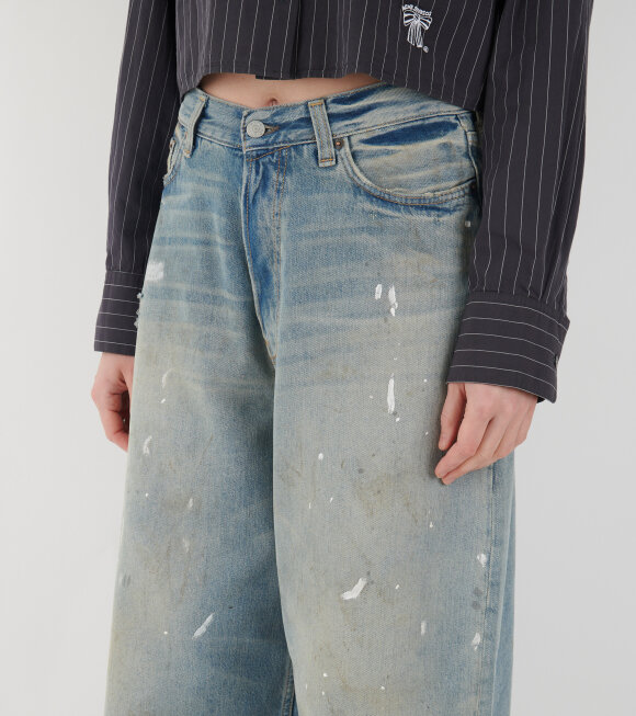 Acne Studios - 2023F Super Baggy Fit Jeans Trafalgar Light Blue