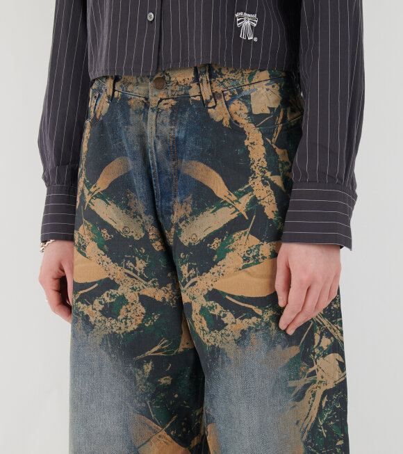 Acne Studios - 2023 Super Baggy Fit Jeans Denim Mossy Oak