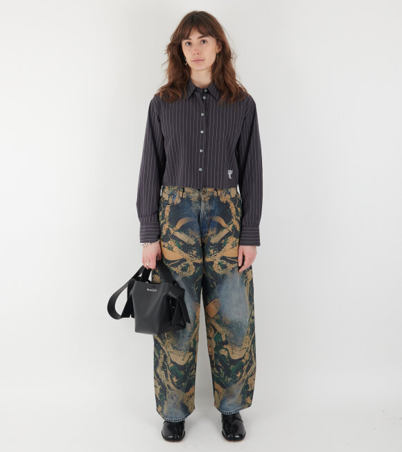 Acne Studios - 2023 Super Baggy Fit Jeans Denim Mossy Oak