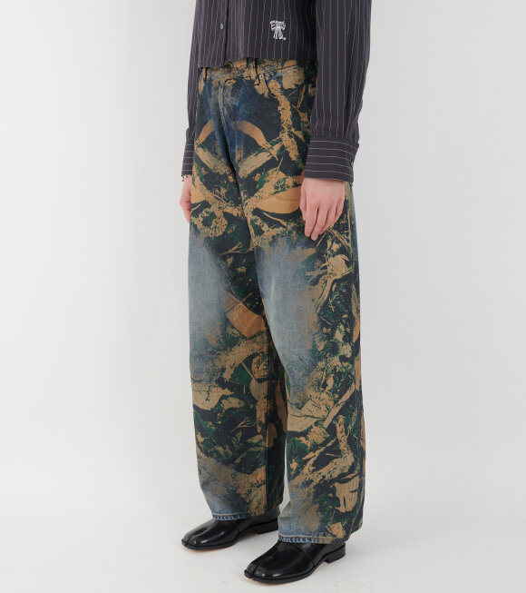 Acne Studios - 2023 Super Baggy Fit Jeans Denim Mossy Oak