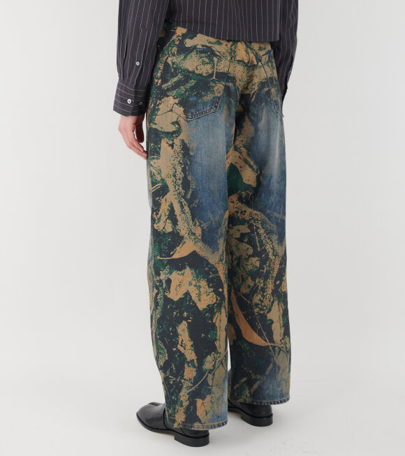 Acne Studios - 2023 Super Baggy Fit Jeans Denim Mossy Oak