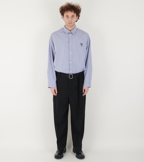 Jil Sander - Belted Trousers Black