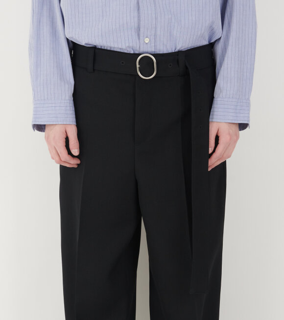 Jil Sander - Belted Trousers Black