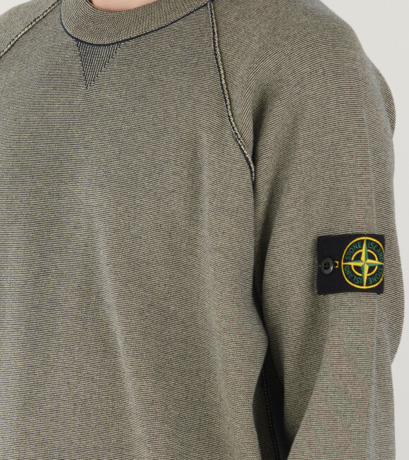 Stone Island - Mini Stripes Cotton Knit Navy/Beige