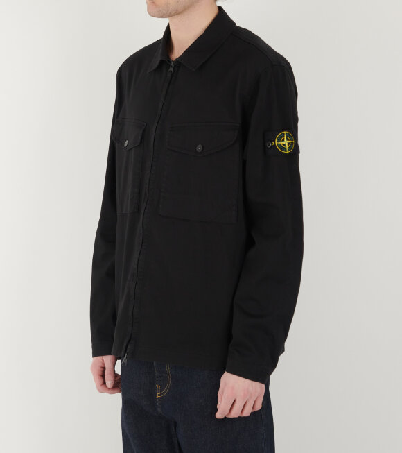 Stone Island - Cotton Overshirt Black