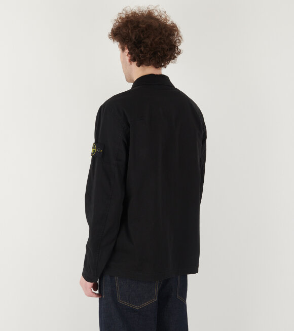 Stone Island - Cotton Overshirt Black