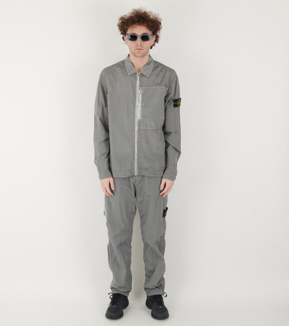 Stone Island - Econyl Nylon Overshirt Grey