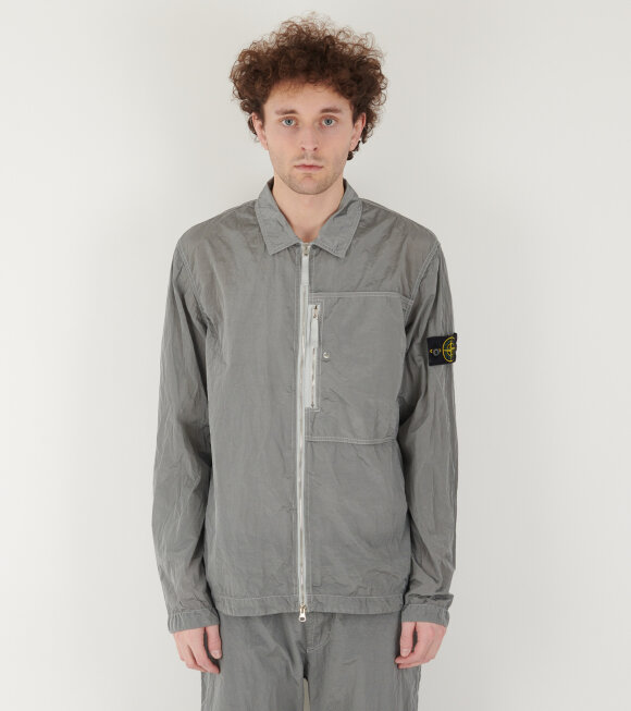 Stone Island - Econyl Nylon Overshirt Grey