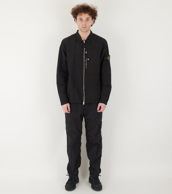 Stone Island - Econyl Nylon Overshirt Black