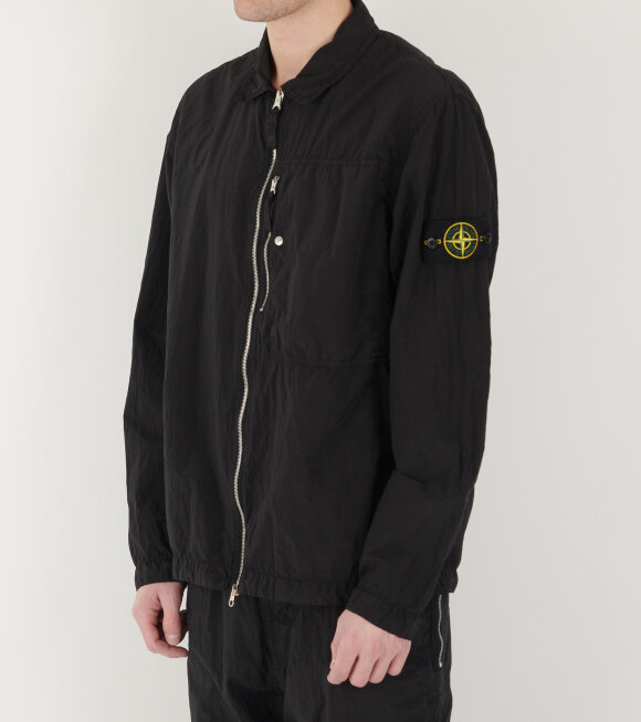 Stone Island - Econyl Nylon Overshirt Black