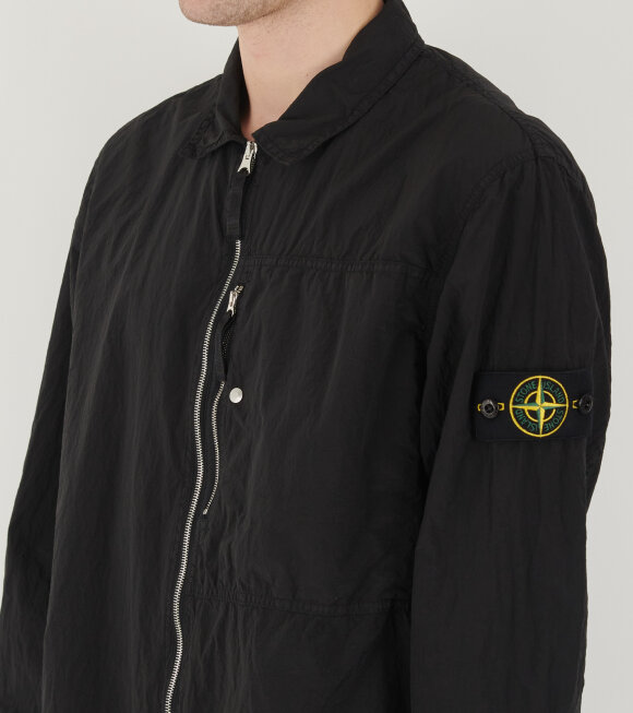 Stone Island - Econyl Nylon Overshirt Black