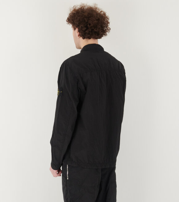 Stone Island - Econyl Nylon Overshirt Black