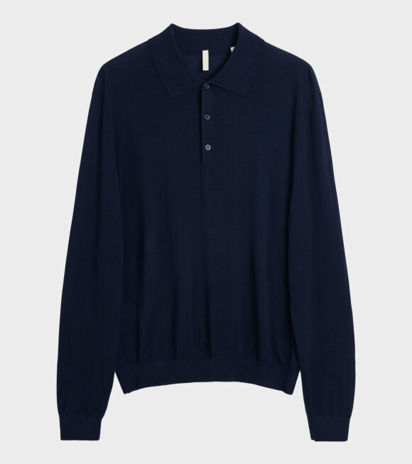 Sunflower - Merino Polo Knit Navy