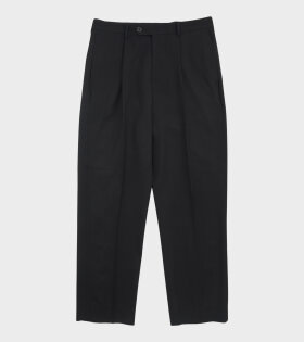 Formal Trousers Black Tropical Wool