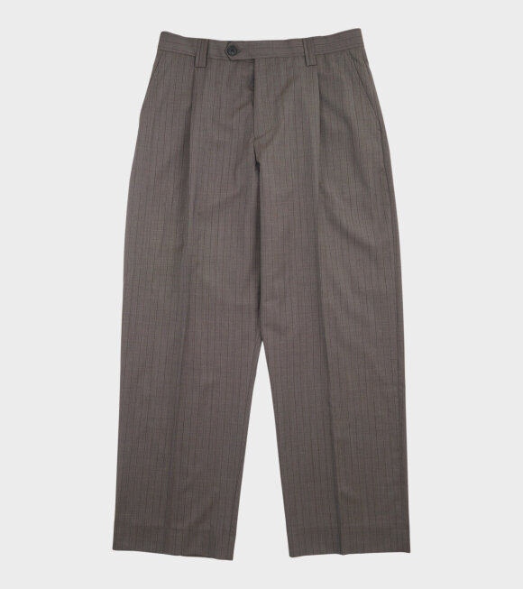 Mfpen - Service Trousers Taupe Vintage Stripe