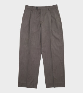 Service Trousers Taupe Vintage Stripe