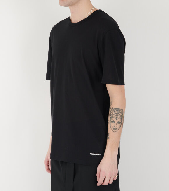 Jil Sander - Ultra Light Cotton Crepe T-shirt Black