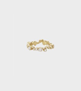 Ensemble Splash Diamond Ring Gold