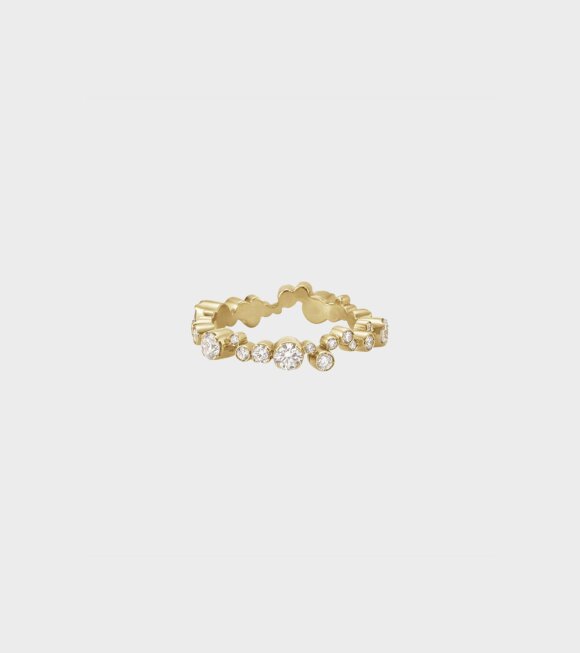 Sophie Bille Brahe - Ensemble Splash Diamond Ring Gold