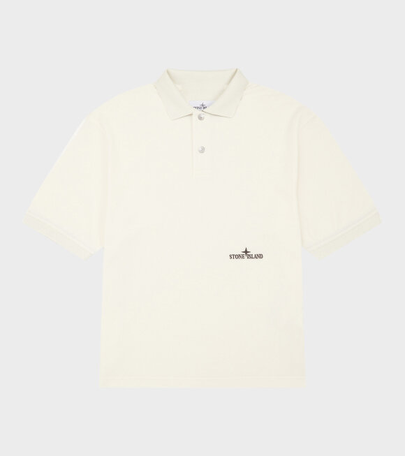 Stone Island - Boxy S/S Polo Off-white