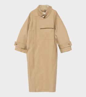 Water Resistant Coat Beige